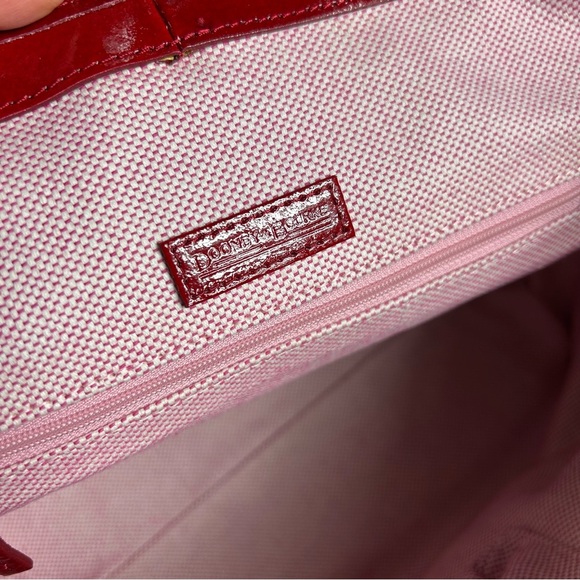 Vintage DOONEY & BOURKE Medium Bordeaux Cindy Tote Shoulder Bag Rare J8051229 - Picture 7 of 14